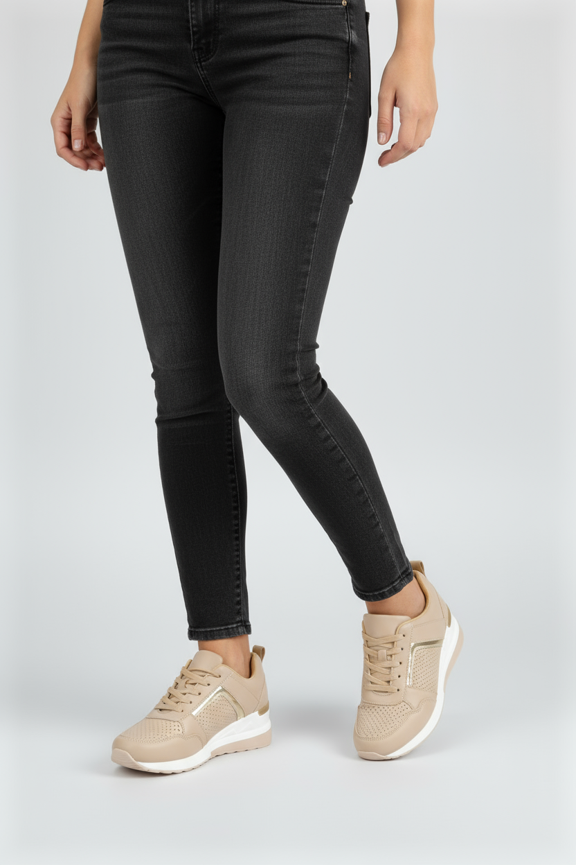 Dames Sneakers | Orthopedisch Verhoogde Zool - Beige 2.0