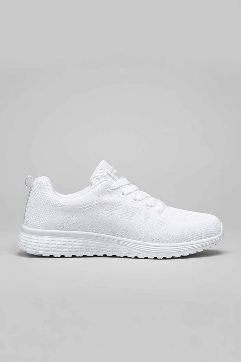 Sneakers Dames | Sportschoenen met Soepele Zool - Wit