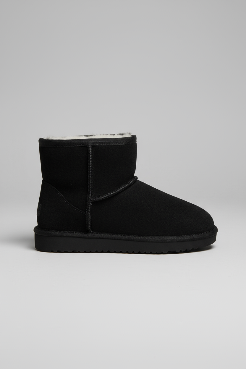 Snowboots Dames | Gevoerde Laarzen Winter - Zwart